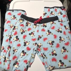 Disney Vintage Minnie Mouse Drawstring Pajama Bottoms